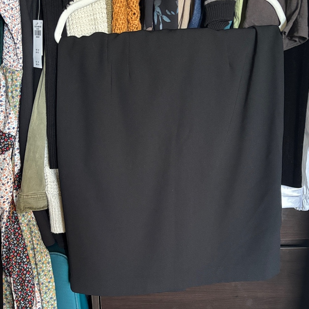 Positive Attitude Classic Black Pencil Skirt